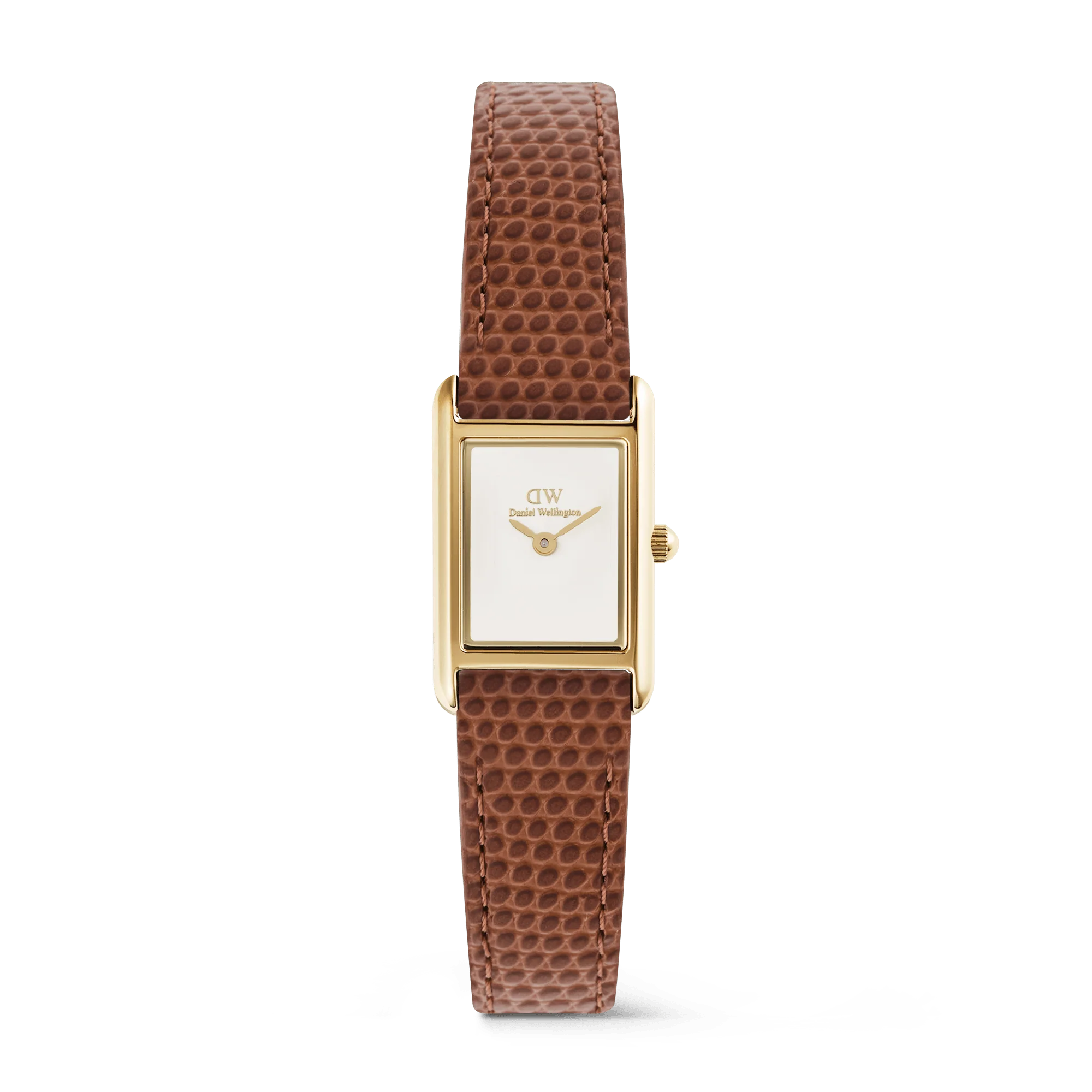 Daniel Wellington - Bound Mini Light Brown Lizard Gold