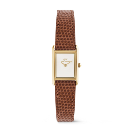 Daniel Wellington - Bound Mini Light Brown Lizard Gold