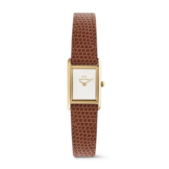 Daniel Wellington - Bound Mini Light Brown Lizard Gold