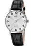 Festina Orologio Solo Tempo Acciaio Pelle Nero f16477/1