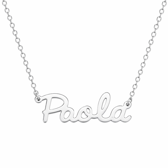 Fico Gioielli - Collana Nome “Paola” in Argento 925