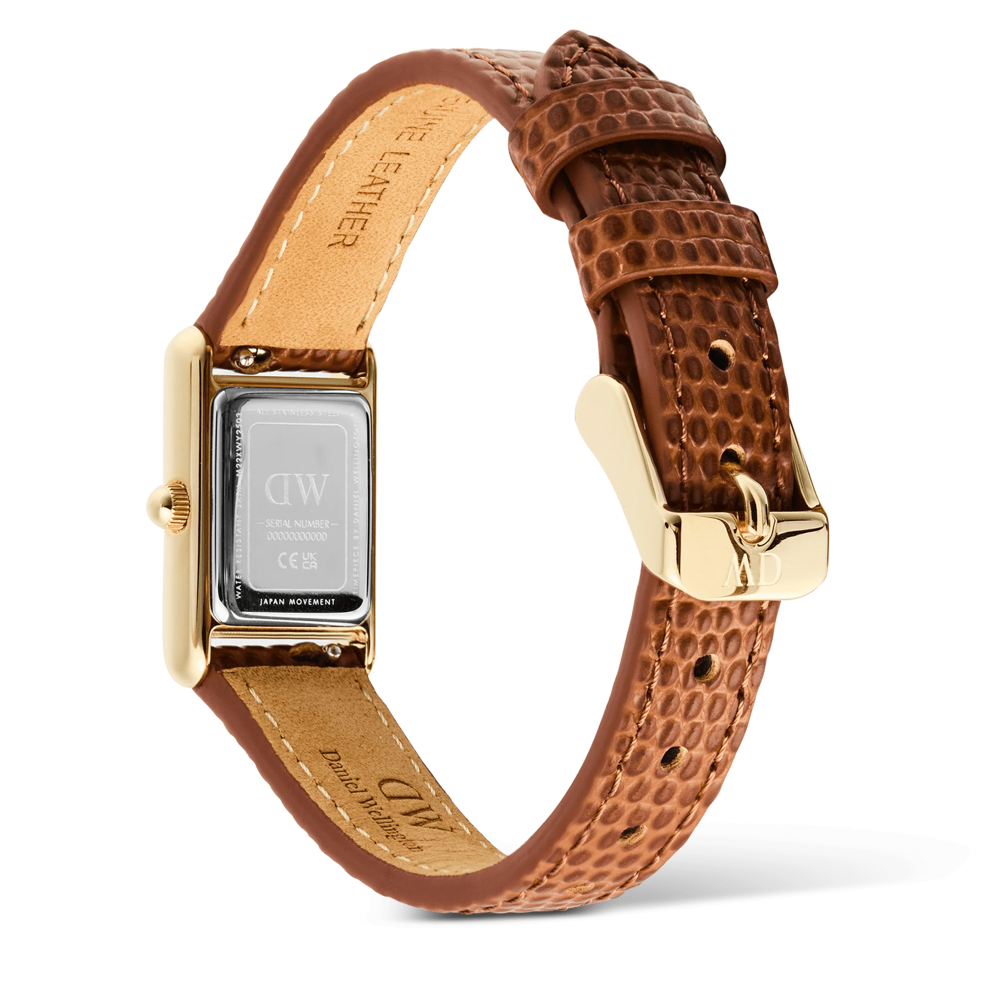 Daniel Wellington - Bound Mini Light Brown Lizard Gold