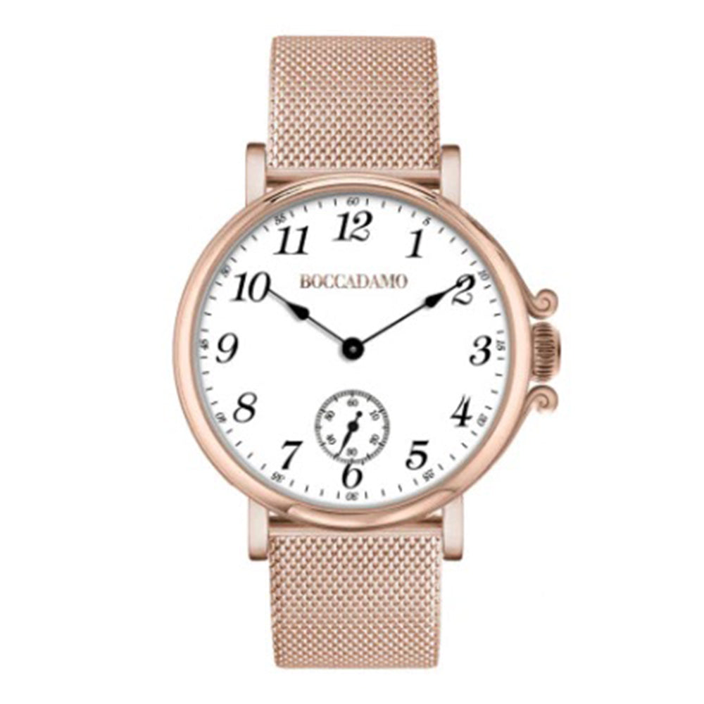 Boccadamo Princess orologio solo tempo donna bianco/rosè PR009A