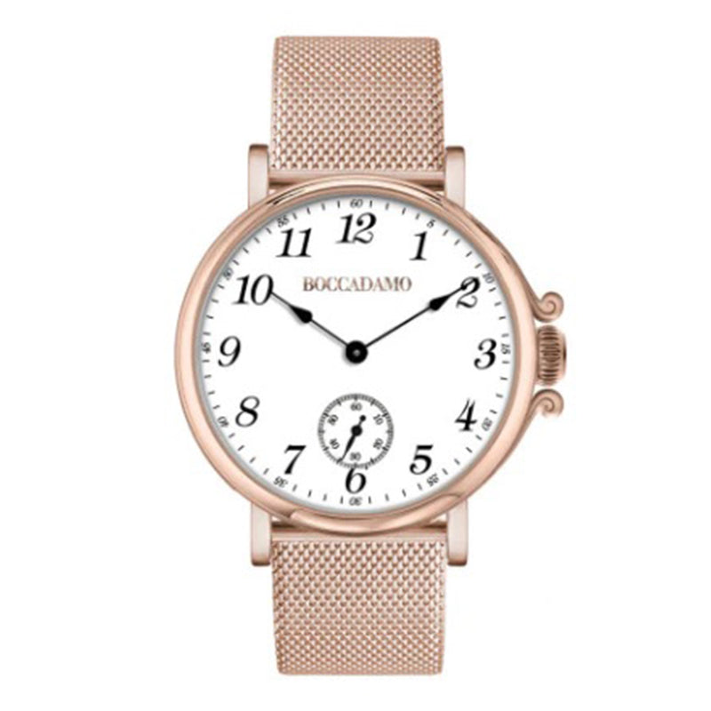 Boccadamo Princess orologio solo tempo donna bianco/rosè PR009A