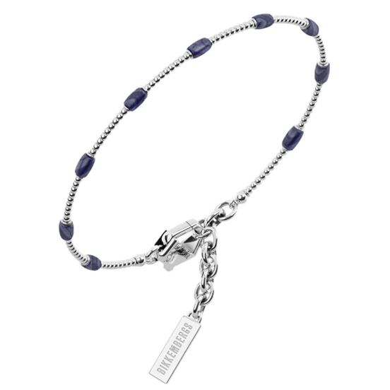 Bikkembergs - Bracciale in acciaio Pietre dure