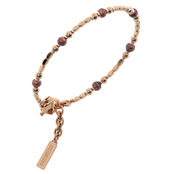 Bikkembergs - Bracciale in Acciaio Occhio di falco