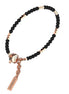 Bracciale in Acciaio Rosato con Pietre Dure e Diamante Bikkembergs ECHB08