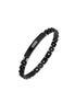 Bikkembergs – Bracciale uomo Record acciaio e diamanti RECB01BW
