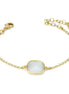 Bracciale placcato oro giallo con cristallo white XB1014DW