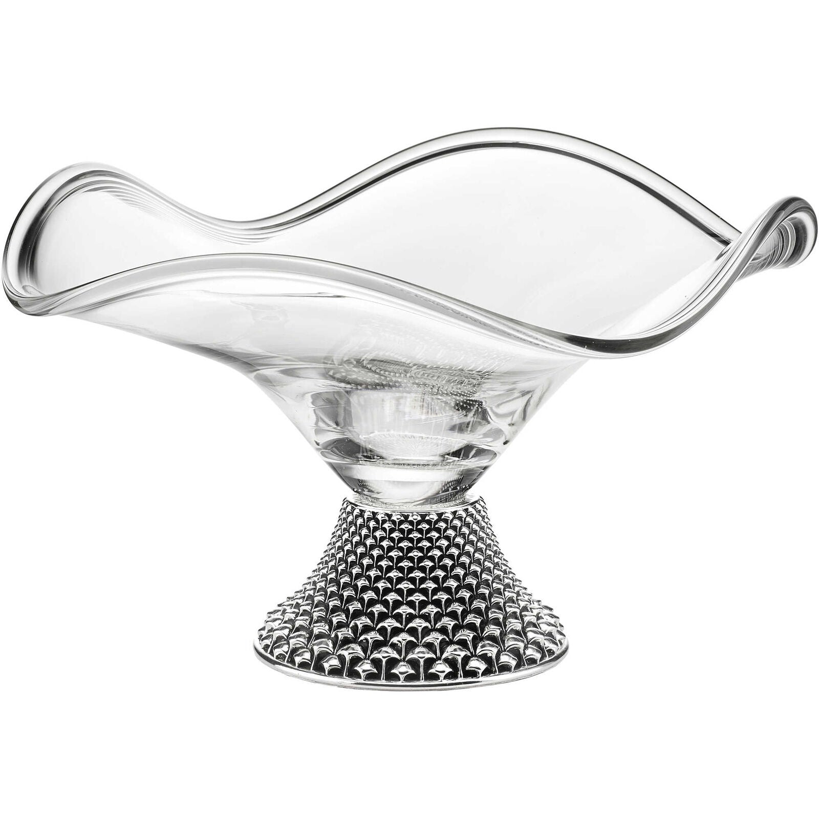 centrotavola Sovrani Grigio/Argento in vetro CODICE: R483