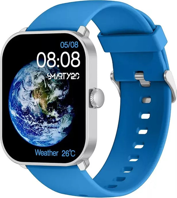 Smarty 2.0 - Orologio smartwatch uomo cinturino in gomma blu - SW098H