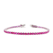 Fico Gioielli - Bracciale tennis con pietre rosa