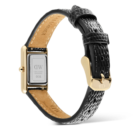 Daniel Wellington - Bound Mini Black Lizard Gold