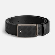 Montblanc - Cintura in pelle nera da 35 mm