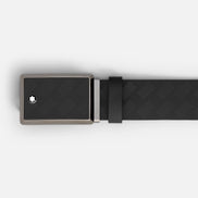 Montblanc - Cintura in pelle nera da 35 mm