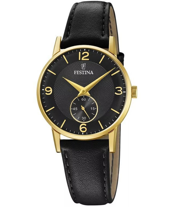 OROLOGIO FESTINA F20571/4 NERO CINTURINO IN PELLE, DONNA