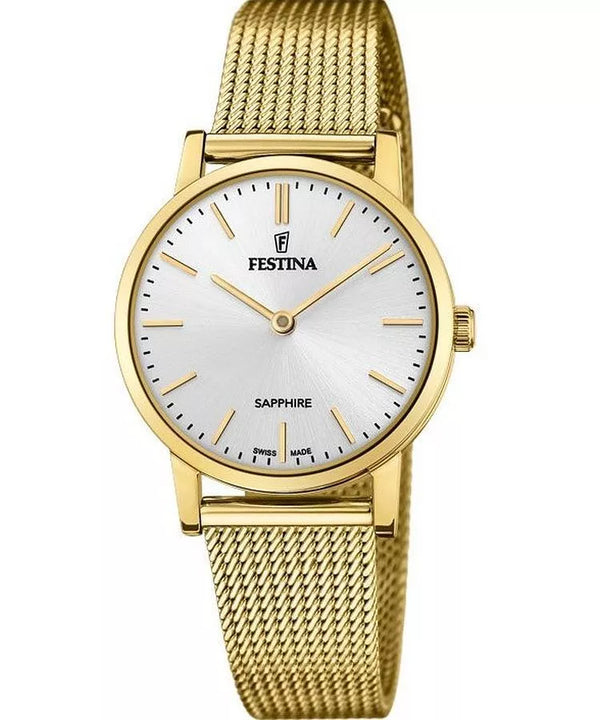 Festina Swiss Made orologio donna golden F20023/1