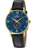 OROLOGIO FESTINA F20567/3 AZZURO CINTURINO IN PELLE, UOMO