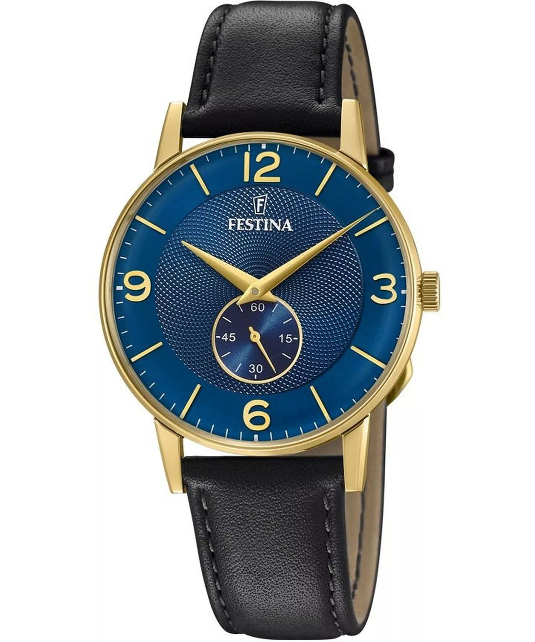 OROLOGIO FESTINA F20567/3 AZZURO CINTURINO IN PELLE, UOMO