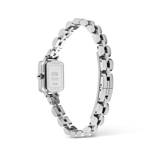 Daniel Wellington - Quadro Mini Arch 3-link White Sunray Silver
