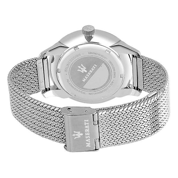 Maserati Gentleman orologio solo tempo uomo silver R8853136001