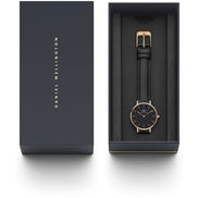 Daniel Wellington Petite orologio unisex pelle nero 28mm DW00100224