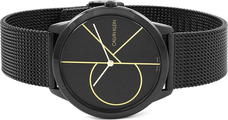 Calvin Klein Minimal orologio uomo solo tempo nero K3M214X1