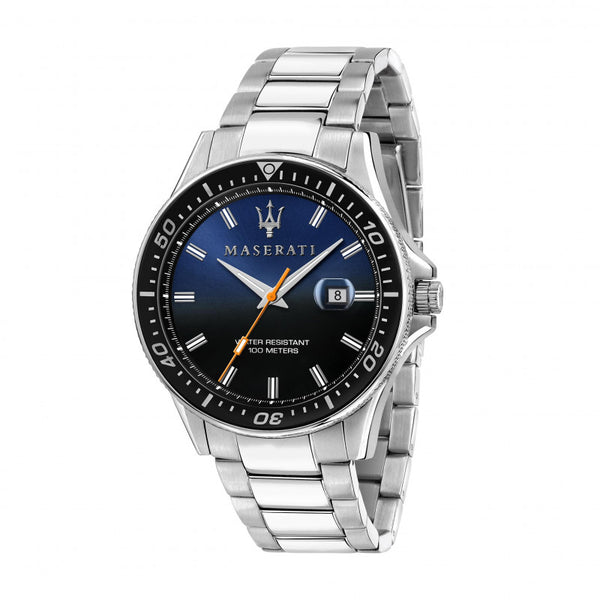 Maserati Sfida orologio uomo silver/blu R8853140001
