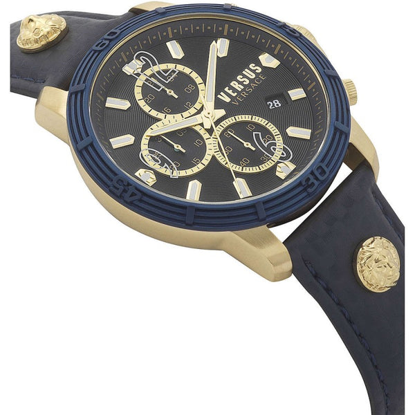 Versace Versus Bicocca orologio uomo chrono acciaio/blu VSPHJ0220