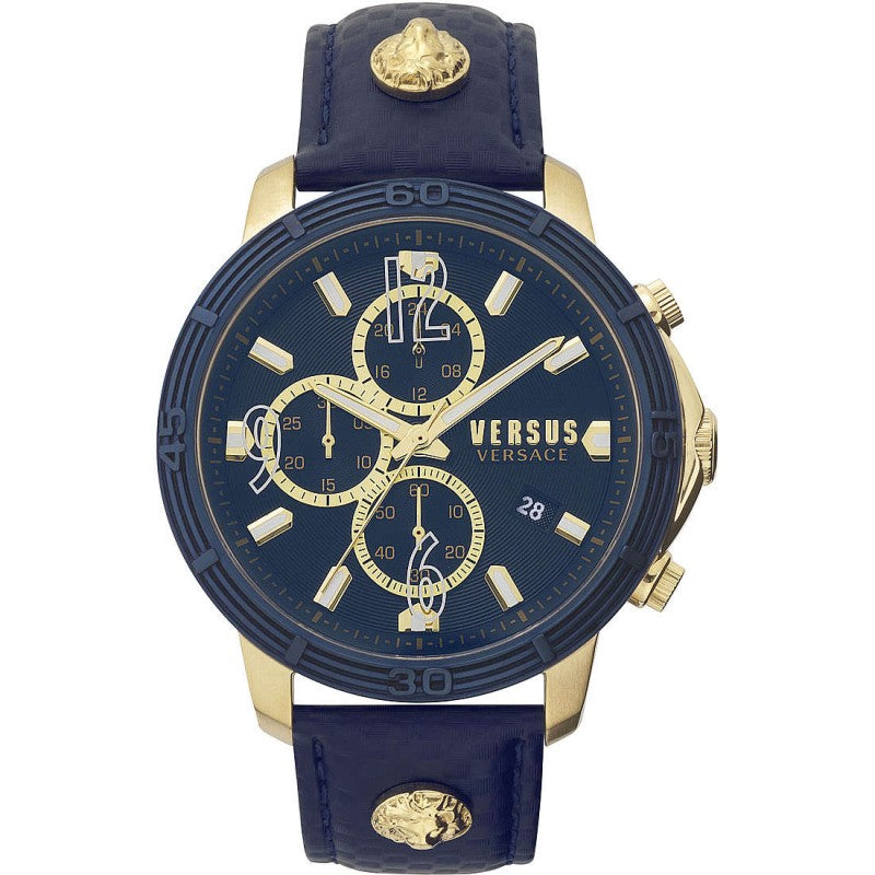 Versace Versus Bicocca orologio uomo chrono acciaio/blu VSPHJ0220