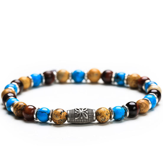Gerba bracciale in argento uomo Sahara 250