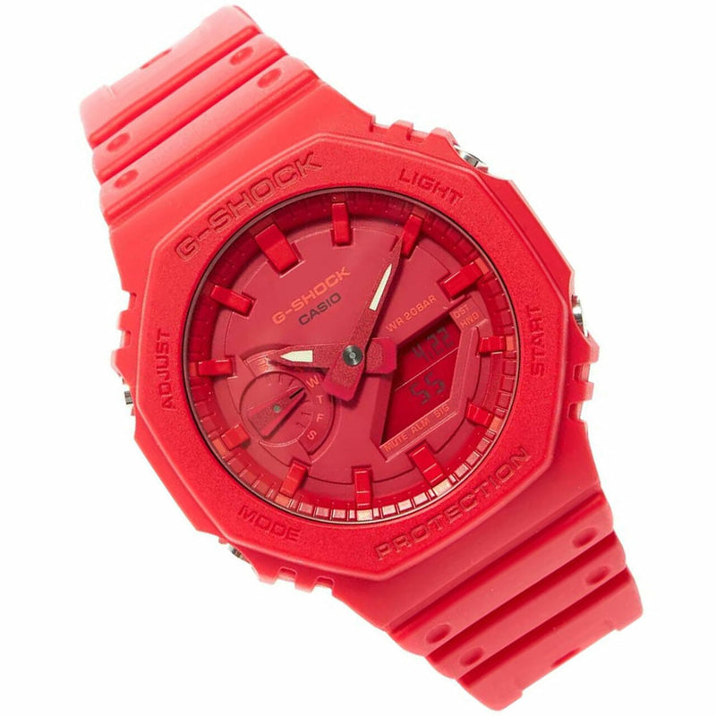 Casio G-Shock Classic orologio multifunzione uomo rosso GA-2100-4AER
