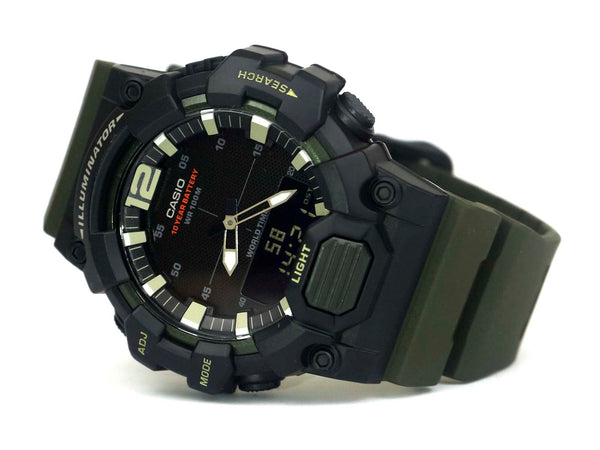 Casio G-Shock orologio multifunzione uomo nero/verde HDC-700-3AVEF