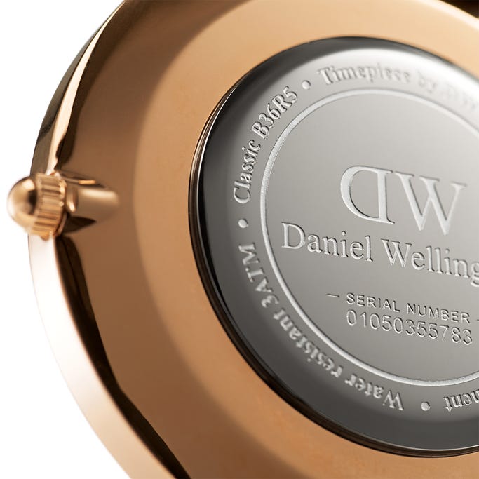Daniel Wellington Classic Winchester orologio donna blu/rosa 36mm DW00100033
