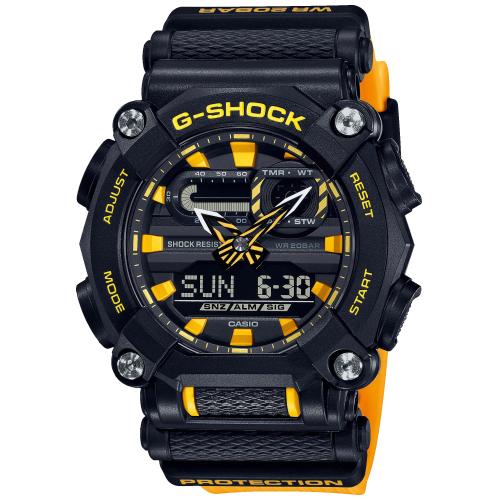 Casio G-Shock orologio multifunzione uomo nero/arancio GA-900A-1A9ER