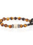 Gerba LAB bracciale Occhio di Tigre giallo Argento unisex LAB063