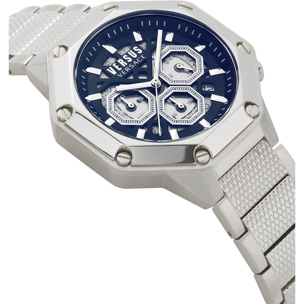 Versace Versus Palestro orologio uomo chrono acciaio/blu VSP391420