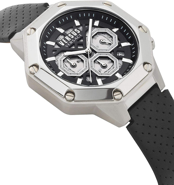 Versace Versus Palestro orologio uomo chrono  acciaio/nero VSP391020