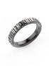 Bikkembergs Embossed anello acciaio uomo EMBR01BW