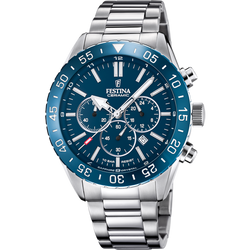 Festina Ceramic Sport orologio cronografo uomo silver/blu F20575/2