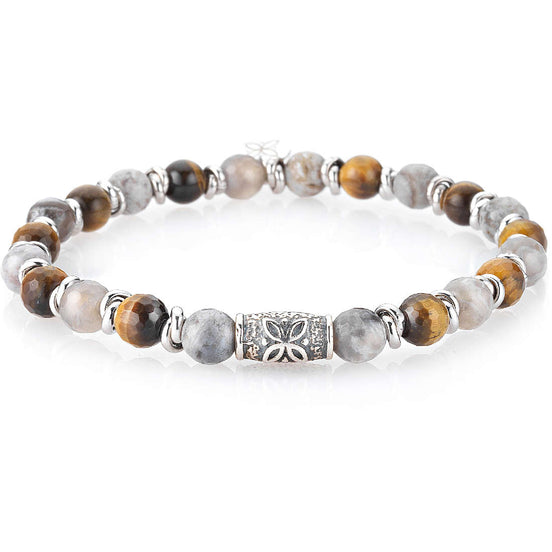 Gerba Stone bracciale in argento uomo LIFE448