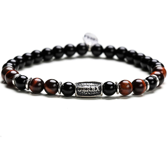 Gerba Red and Black bracciale elastico unisex RED and BLACK246