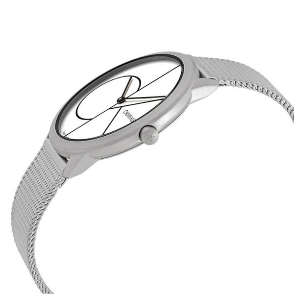 Calvin Klein Minimal orologio uomo acciaio/bianco K3M5115X