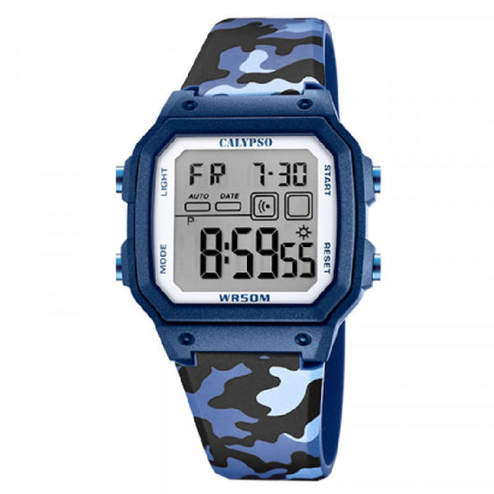 Calypso orologio digitale uomo cinturino in plastica K5812/3