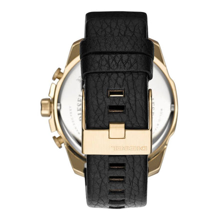 Diesel Mega Chief orologio uomo nero/oro dz4344