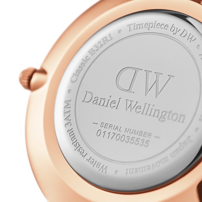 Daniel Wellington Classic Petite Dover orologio donna 32mm DW00100311