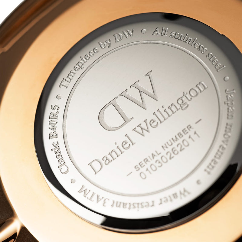 Daniel Wellington Classic York orologio marrone/nero 40mm DW00100129