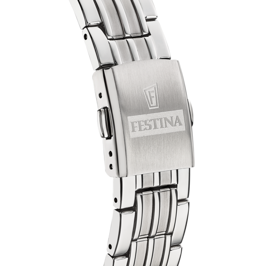 Festina Swiss Made orologio uomo silver/blu F20005/2