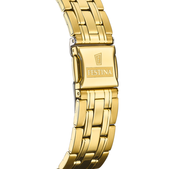 Festina Classics orologio uomo golden F20513/2