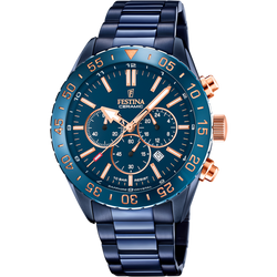 Festina Ceramic orologio cronografo uomo blu F20576/1